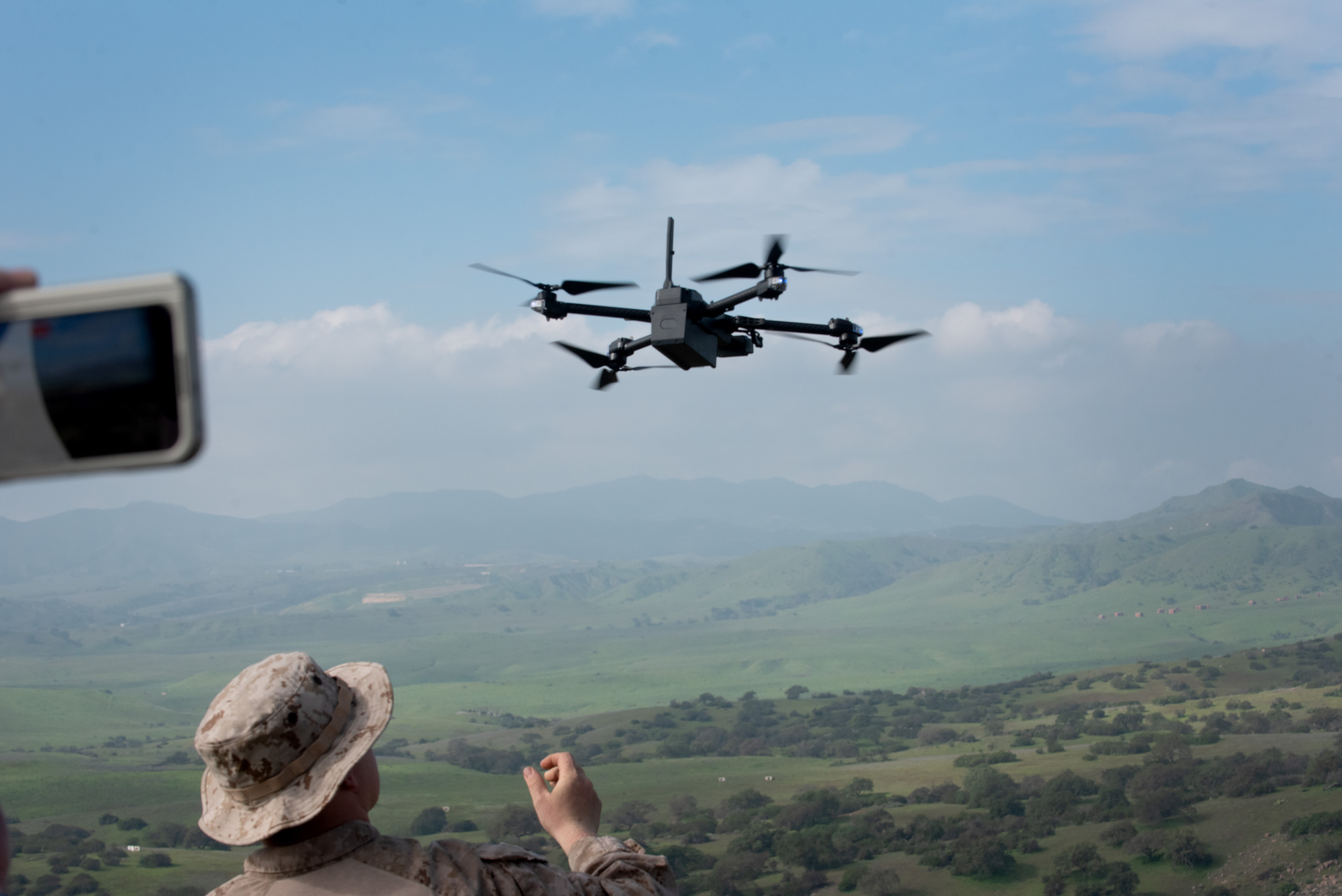 Infantry Marines at Camp Pendleton learn to fly and crash tactical drones